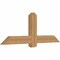 Ekena Millwork Eugene Smooth Timber Gable Bracket, Western Red Cedar, 60"W x 22"H x 3 1/2"D x 5 1/2"F, 9/12 Pitch GBW060X22X0406EUG00SWR - alternate 3